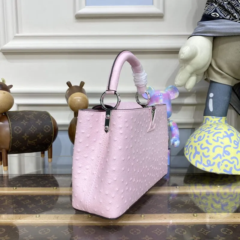 LV N81279 Louis Vuitton Capucines BB Kabelka Rose Calypso