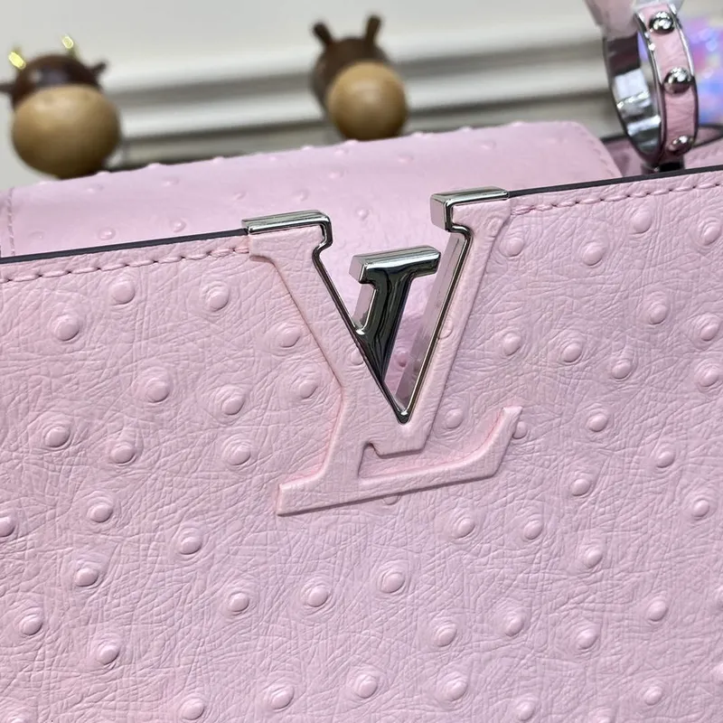 LV N81279 Louis Vuitton Capucines BB Kabelka Rose Calypso