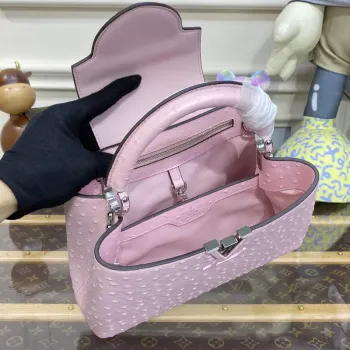 LV N81279 Louis Vuitton Capucines BB Kabelka Rose Calypso