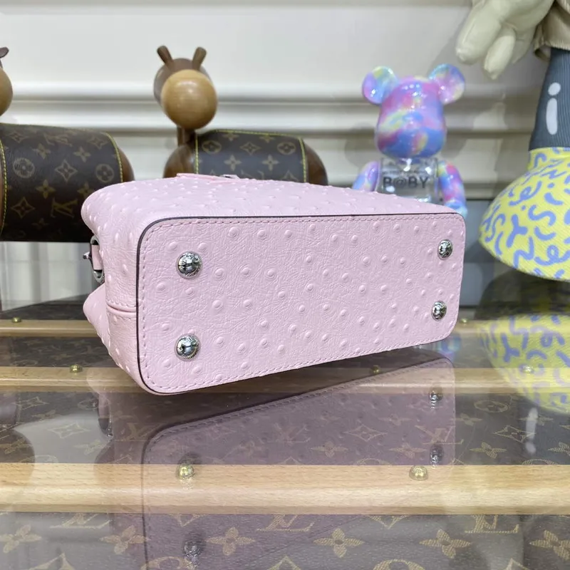 LV N81279 Louis Vuitton Capucines Mini Kabelka Rose Calypso