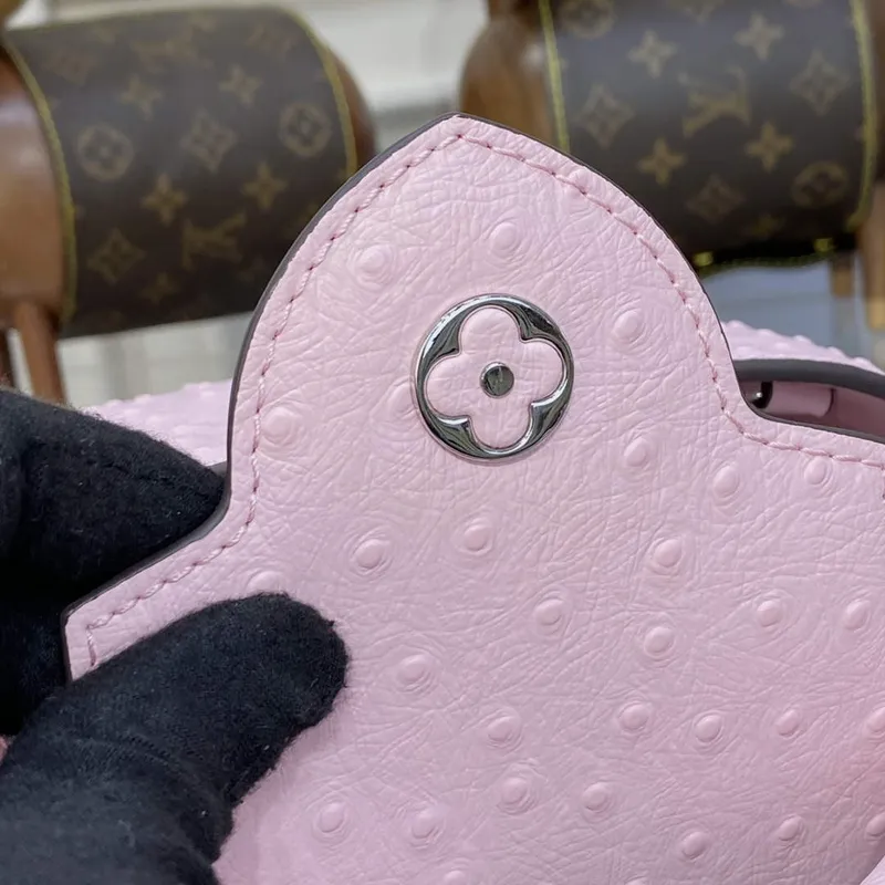 LV N81279 Louis Vuitton Capucines Mini Kabelka Rose Calypso