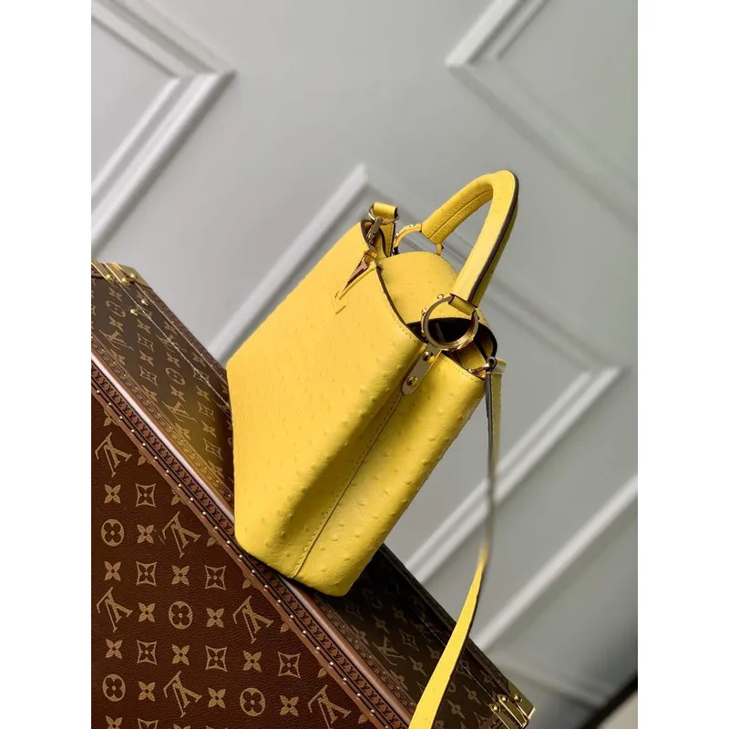 LV N81196 Louis Vuitton Capucines BB Kabelka Žlutá