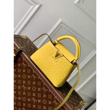 LV N81196 Louis Vuitton Capucines Mini Kabelka Žlutá