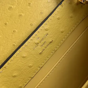 LV N81196 Louis Vuitton Capucines Mini Kabelka Žlutá