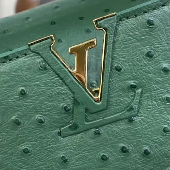 LV N93075 Louis Vuitton Capucines BB Kabelka Mátová Zelená