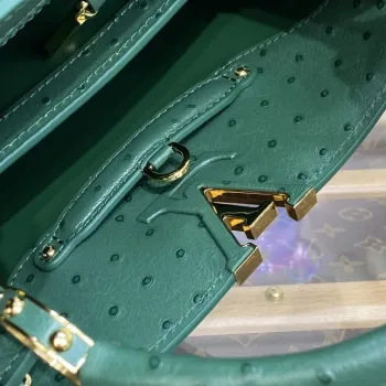 LV N93075 Louis Vuitton Capucines BB Kabelka Mátová Zelená