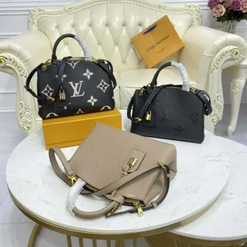 Louis Vuitton LV M58916 Petit Palais Monogram Šedá kůže