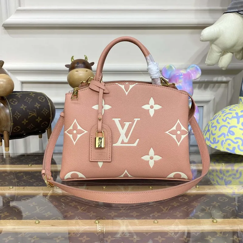 Louis Vuitton LV M58916 Petit Palais Bicolor Monogram empreinte kůže Růžová