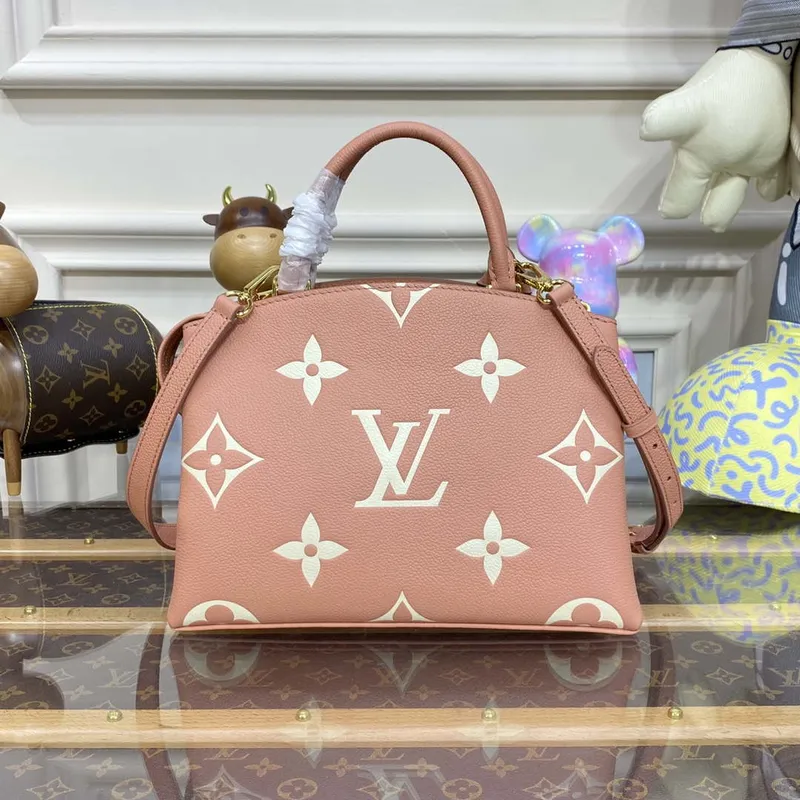 Louis Vuitton LV M58916 Petit Palais Bicolor Monogram empreinte kůže Růžová
