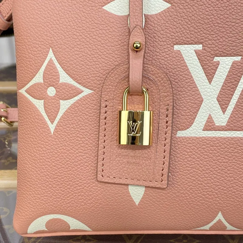 Louis Vuitton LV M58916 Petit Palais Bicolor Monogram empreinte kůže Růžová