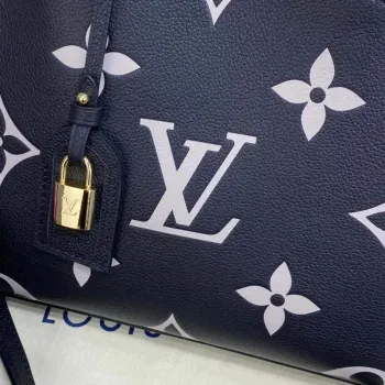 Louis Vuitton LV M58913 Petit Palais Bicolor Monogram empreinte kůže Béžová a Černá