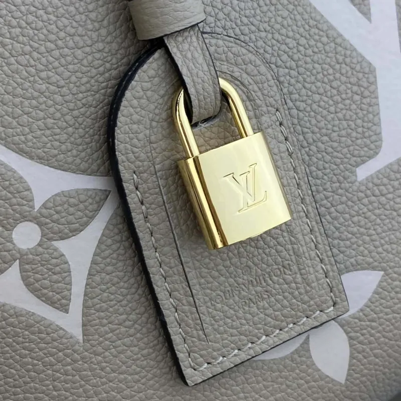 Louis Vuitton LV M58914 Petit Palais Bicolor Monogram empreinte kůže Crème