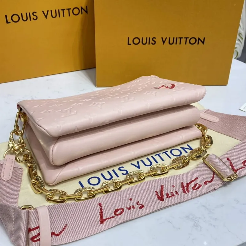 LV M21439 Louis Vuitton Coussin PM Taška Růžová
