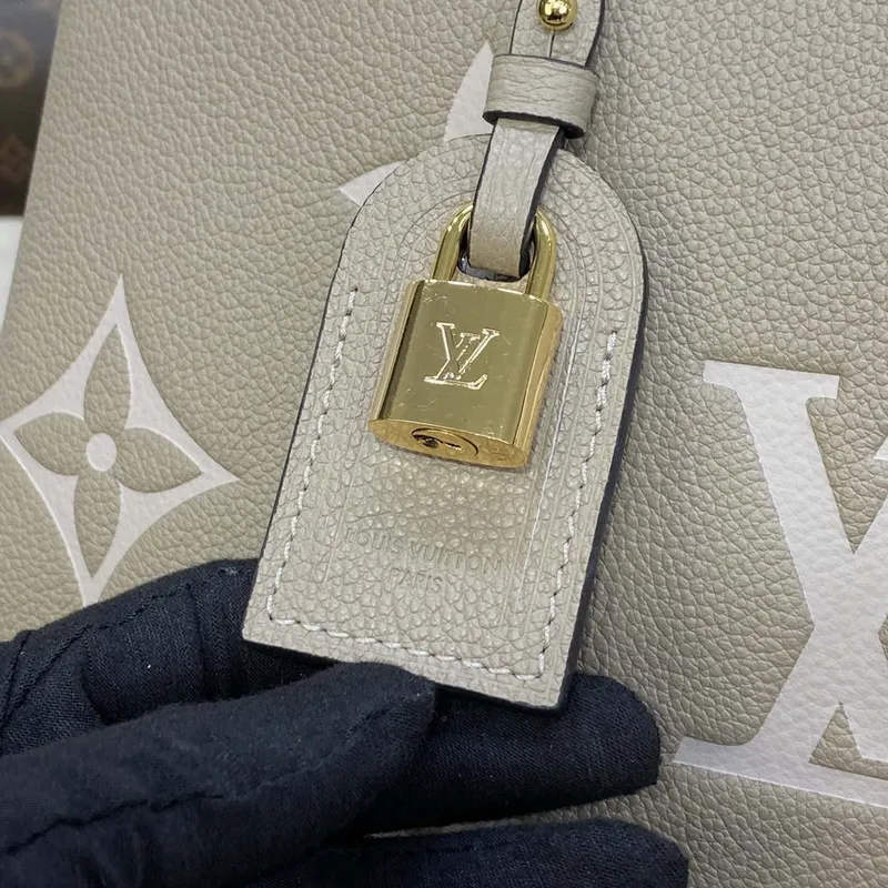 Louis Vuitton LV M45833 Grand Palais Monogram empreinte Šedá a Béžová