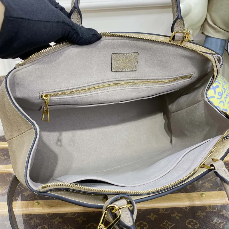 Louis Vuitton LV M45833 Grand Palais Monogram empreinte Šedá a Béžová