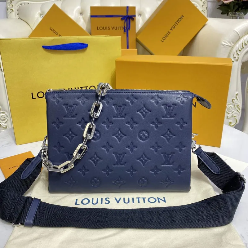 LV M21282 Louis Vuitton Coussin PM Taška Námořnická Modrá