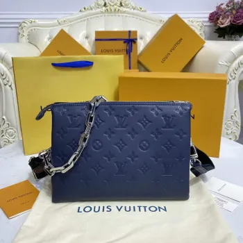 LV M21282 Louis Vuitton Coussin PM Taška Námořnická Modrá