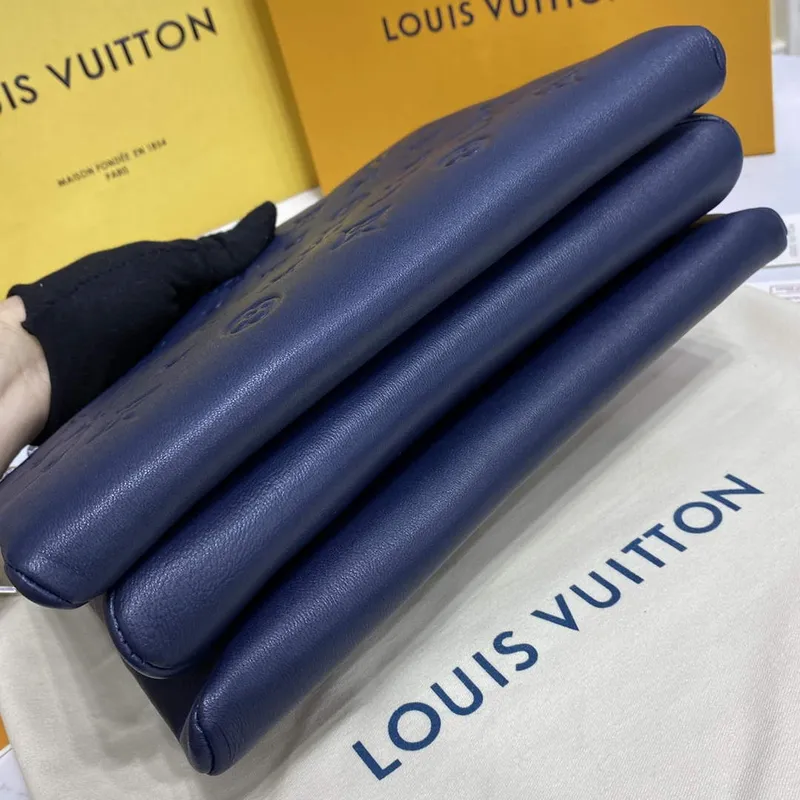 LV M21282 Louis Vuitton Coussin PM Taška Námořnická Modrá