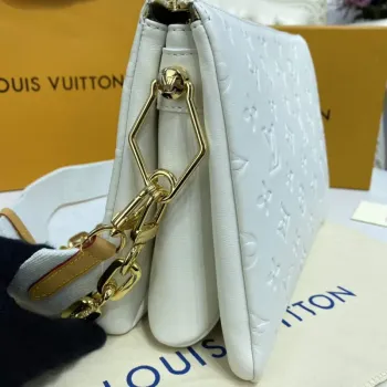 LV M20378 Louis Vuitton Coussin PM Taška Bílá