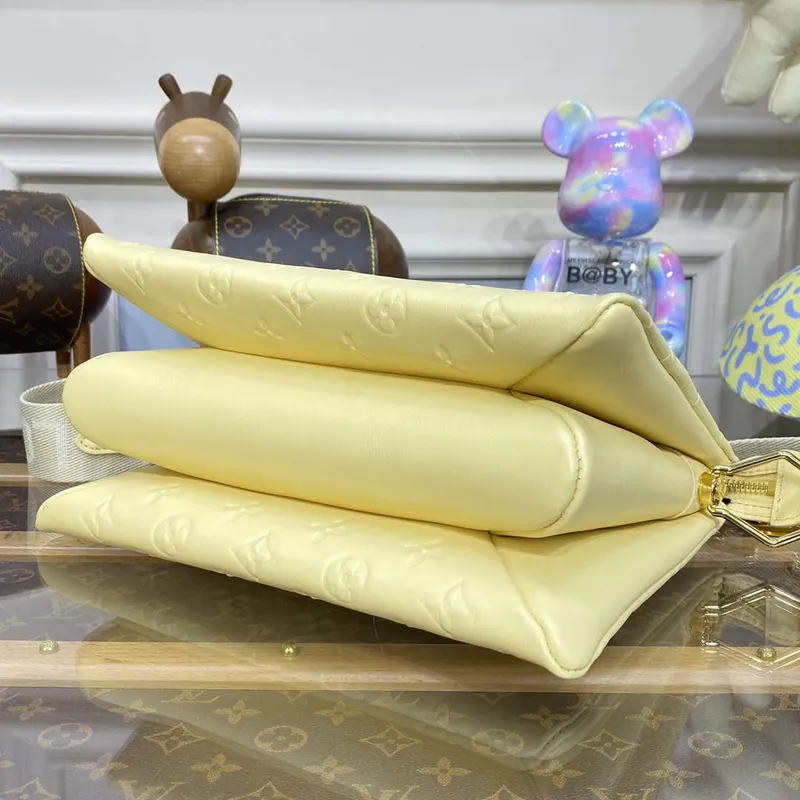 LV M20378 Louis Vuitton Coussin PM Taška citronově žlutá
