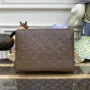LV M21263 Louis Vuitton Coussin PM Taška Taupe Hnědá