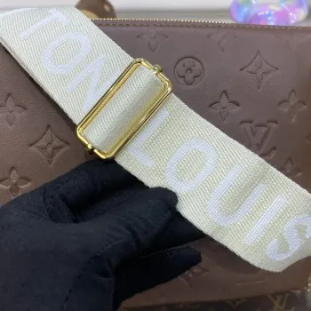 LV M21263 Louis Vuitton Coussin PM Taška Taupe Hnědá