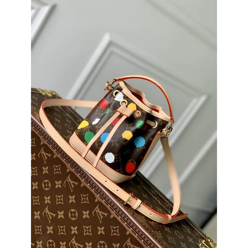 LV M81863 Louis Vuitton LV X YK NANO NOé Taška (omezená edice Čína)