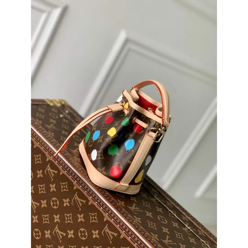 LV M81863 Louis Vuitton LV X YK NANO NOé Taška (omezená edice Čína)