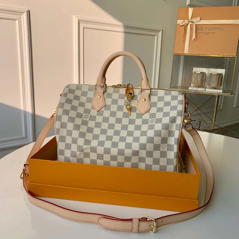 Louis Vuitton N41373 LV Speedy 30 Taška Damier Azur Plátno