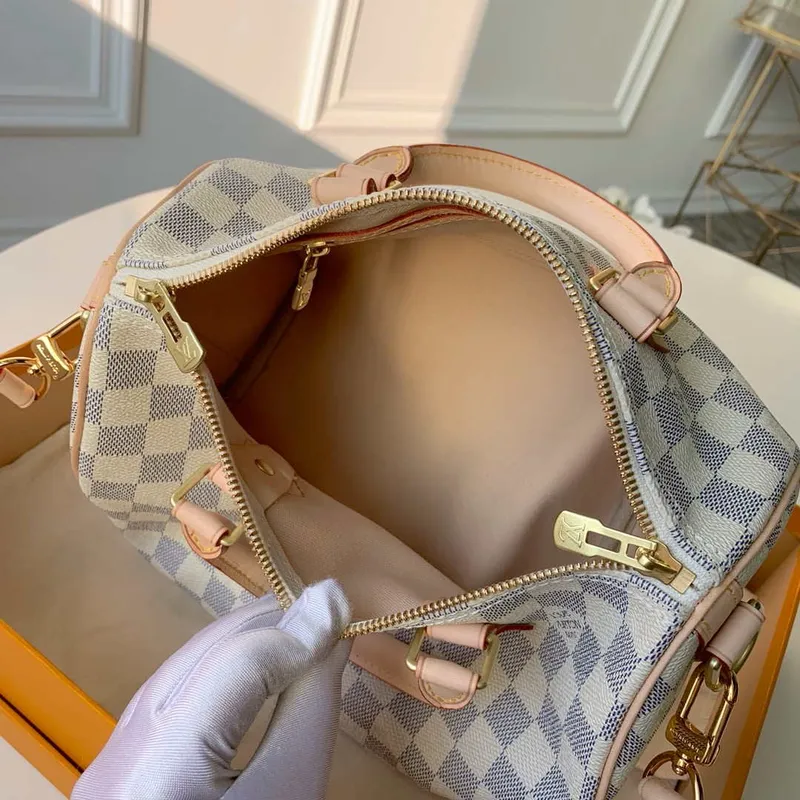 Louis Vuitton N41373 LV Speedy 30 Taška Damier Azur Plátno