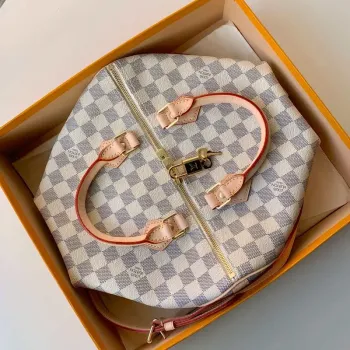 Louis Vuitton N41370 LV Speedy 30 Taška Damier Azur Plátno