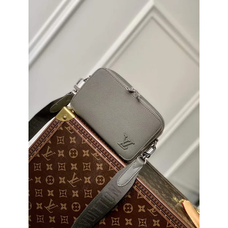 LV M59161 Louis Vuitton Alpha Wearable Wallet Zelená