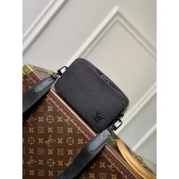 LV M59161 Louis Vuitton Alpha Wearable Wallet Černá