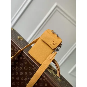 LV M57089 Pouzdro na telefon Louis Vuitton Žluté