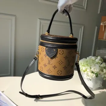 LV M43986 Louis Vuitton Cannes Monogram Reverse plátno Taška