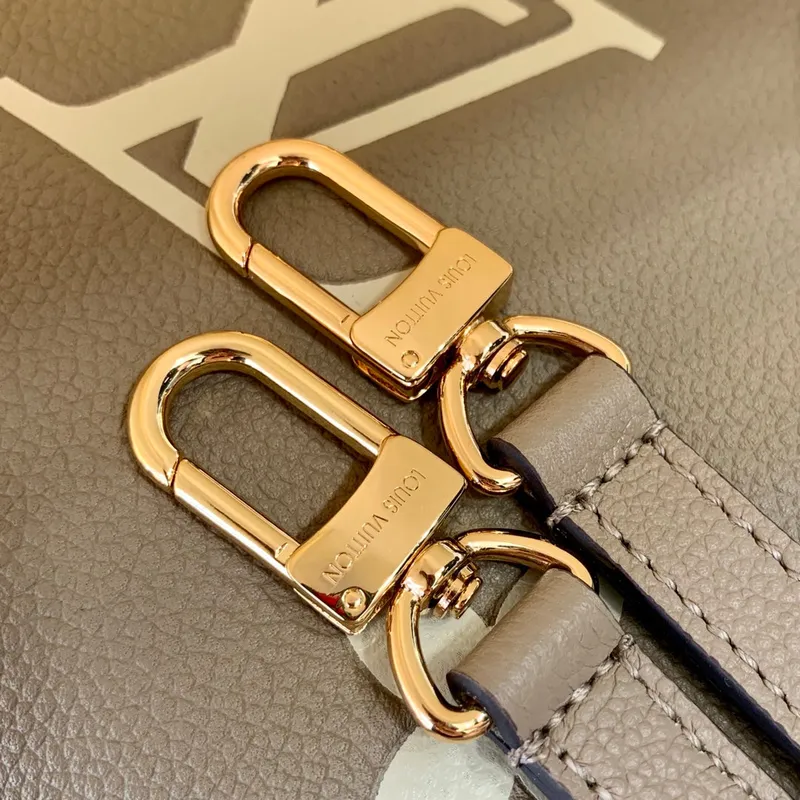 LV M45779 Louis Vuitton Onthego Pm Taška kůže Šedá