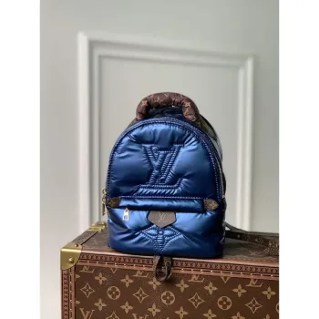 LV M21060 Louis Vuitton Palm Springs Mini Batoh Námořnická Modrá