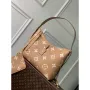 Louis Vuitton LV M46289 Carryall MM monogram M46292 Hnědá a Žlutá
