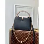 LV M20708 Louis Vuitton Capucines Mini Kabelka Černá