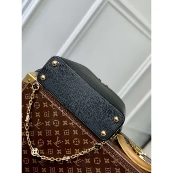 LV M20708 Louis Vuitton Capucines Mini Kabelka Černá