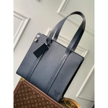 LV M21542 Louis Vuitton Taška Takeoff Tote Modrá
