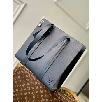 LV M21542 Louis Vuitton Taška Takeoff Tote Modrá