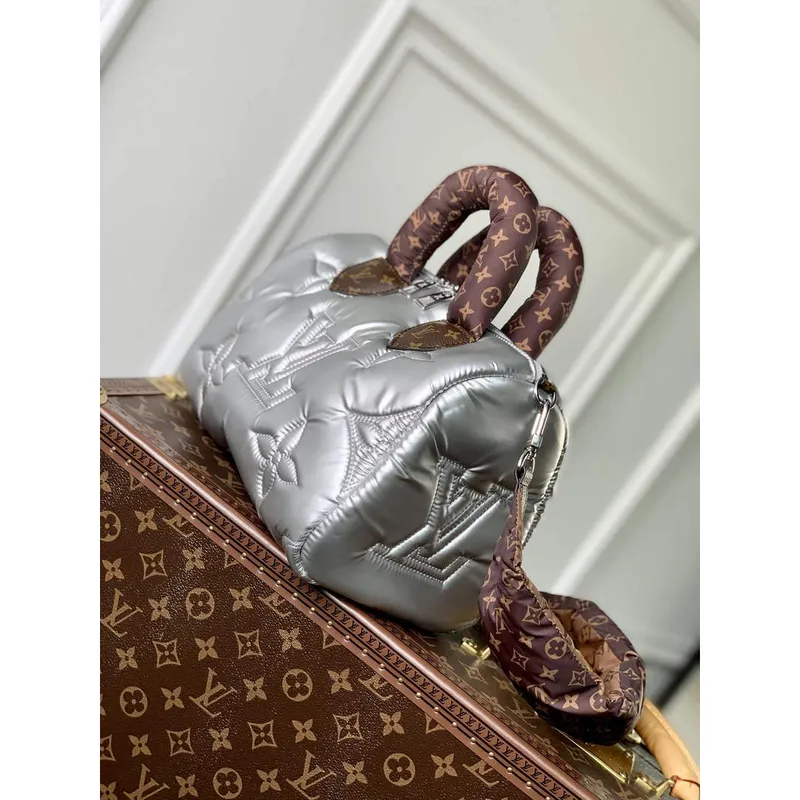 LV M20973 Louis Vuitton Speedy Bandouliere 25 Kabelka Stříbrná