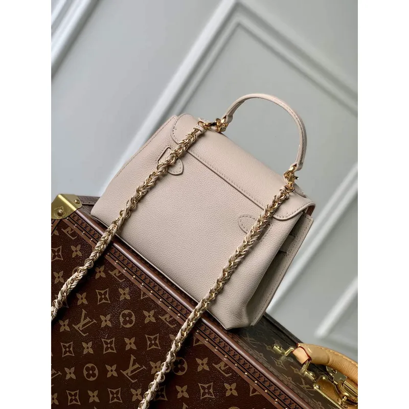 LV M21052 Louis Vuitton Lockme Ever Mini Kabelka Greige