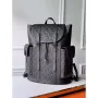 Louis Vuitton LV M55699 Batoh Christopher Taurillon Monogram N41379 Černá