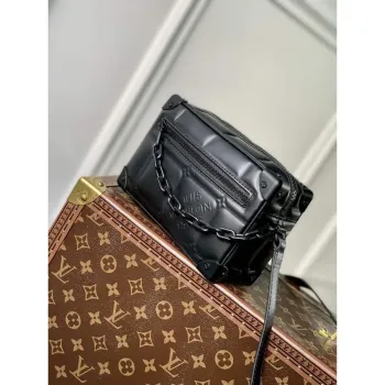 LV M81611 Louis Vuitton Mini Soft Trunk Černá