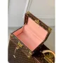 LV M20292 Louis Vuitton Coffret Tresor 24 Pouzdro Růžové