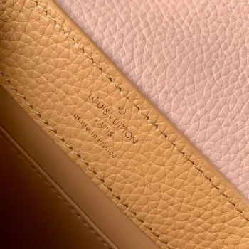 LV M20784 Louis Vuitton Capucines Mini Kabelka Dřevěná Hnědá