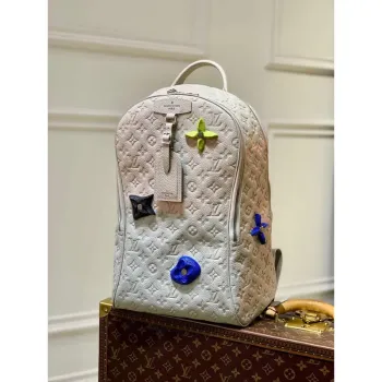 LV M20877 Louis Vuitton Ellipse Batoh Jiná Kůže Světle šedá