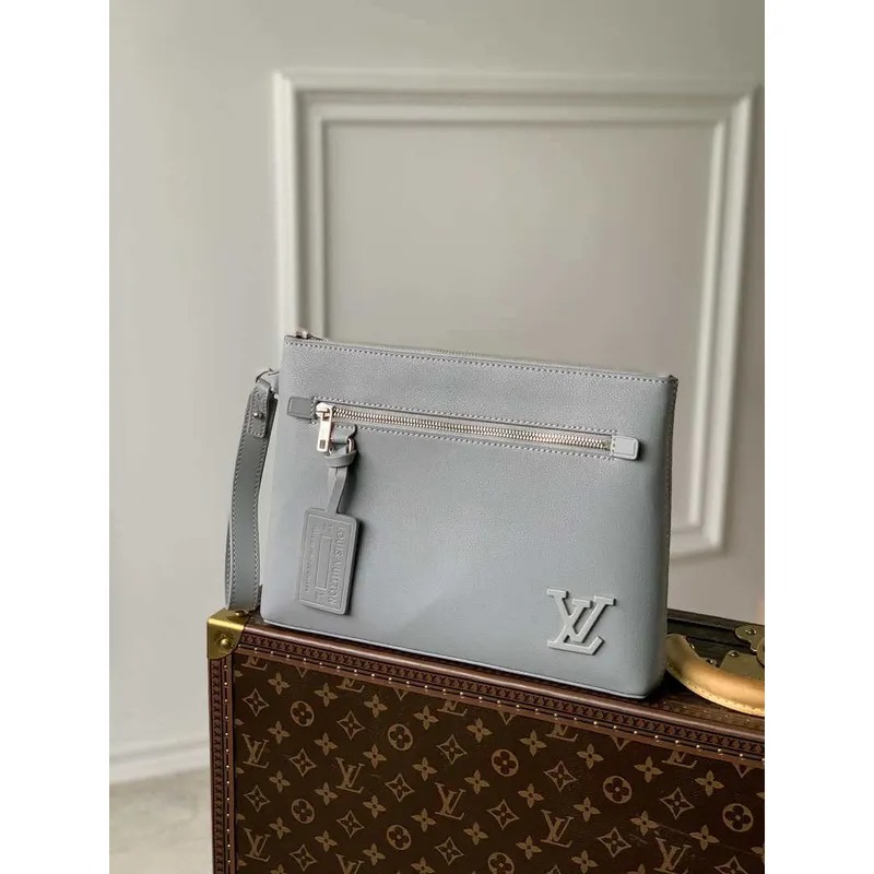 Louis Vuitton M69836 LV Aerogram Pochette iPad M69837 Šedá